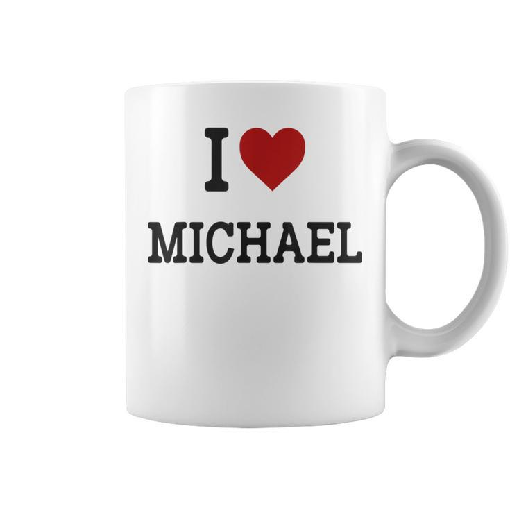 I Heart Michael - I Love Michael - Funny Gift For Michael  Coffee Mug