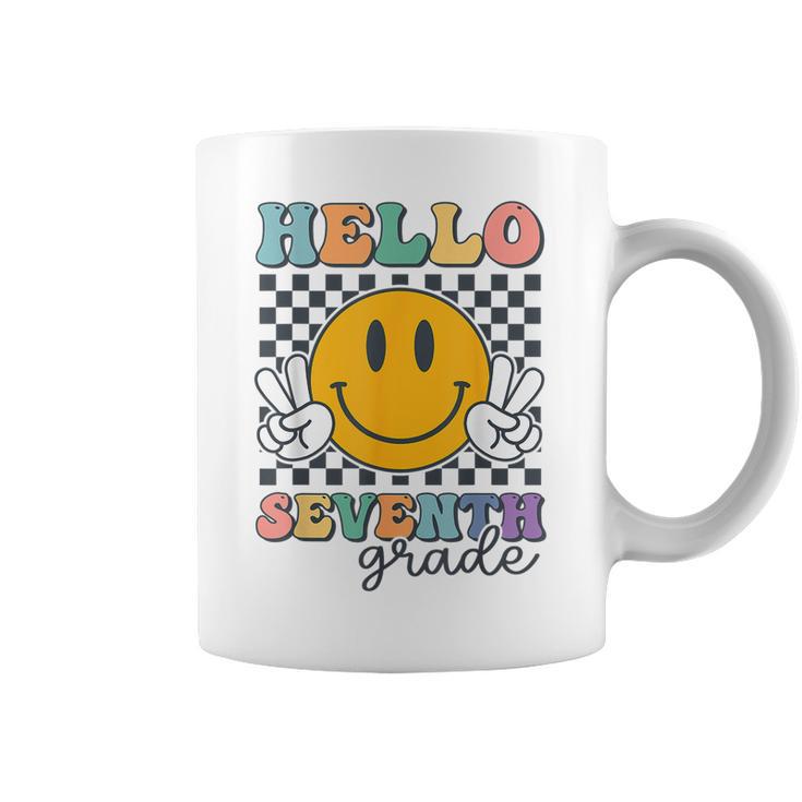 Hello Seventh Grade Smile Team 7Th Grade Back To School Coffee Mug | Mazezy