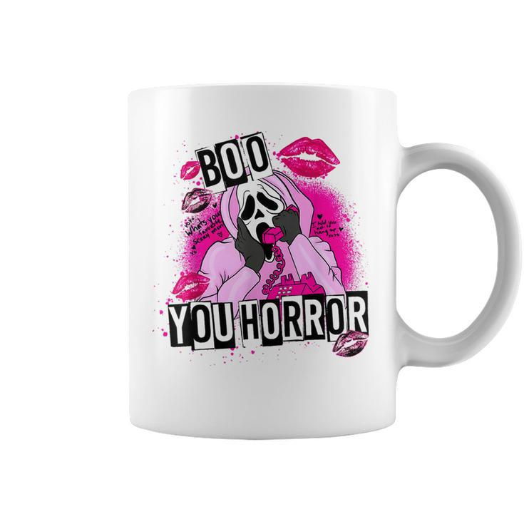 Hey Boo You Horror Scary Horror Movie Halloween Coffee Mug