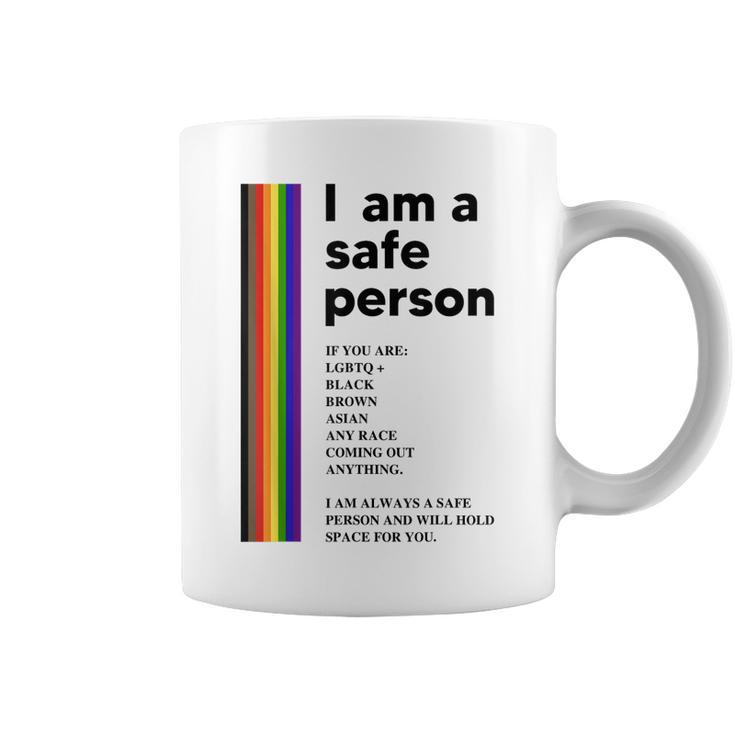 I Am A Safe Person Ally Lgbt Proud Gay Lesbian Lgbt Month  Coffee Mug
