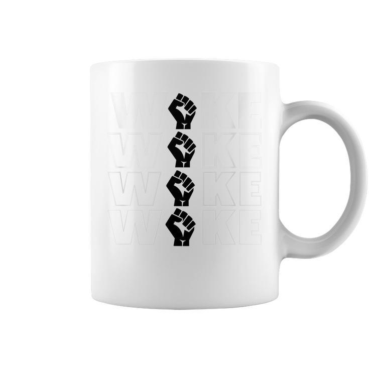 I Been Woke Black Power Fists Up Unity Bold Unisex Graphic Coffee Mug