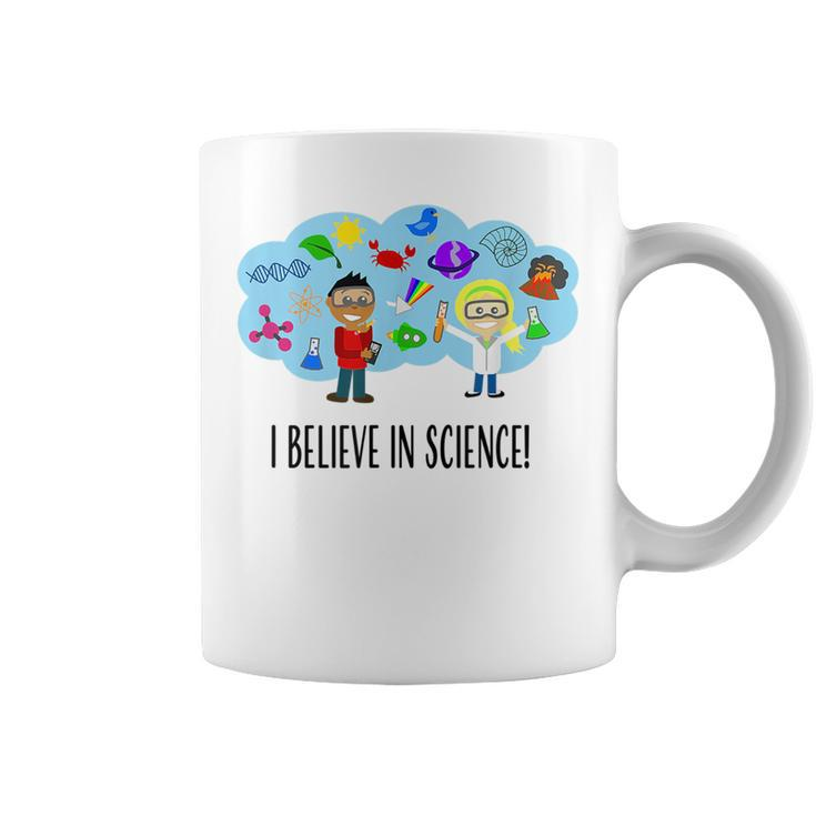 I Believe In Science Logic Scientists Fact Not Opinion  Coffee Mug