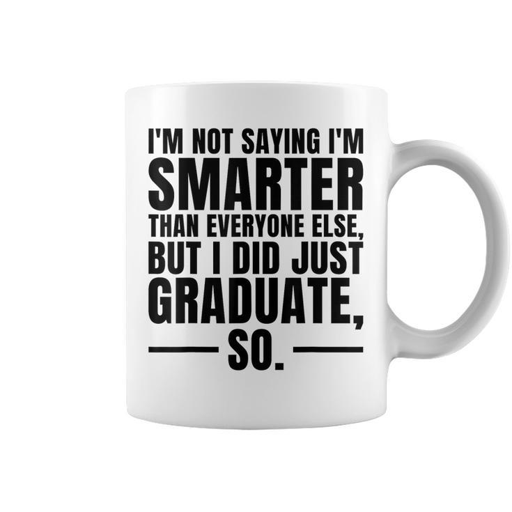 I Graduated Funny Graduation Seniors Him Or Her  Coffee Mug