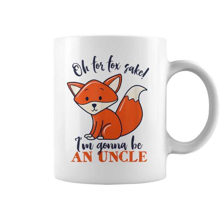 I'm Gonna Be An Uncle Fox Baby Announcement Coffee Mug