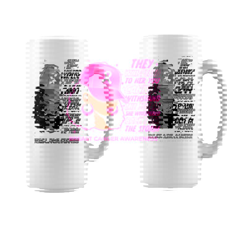 I'm The Storm Black Breast Cancer Survivor Pink Ribbon Coffee Mug