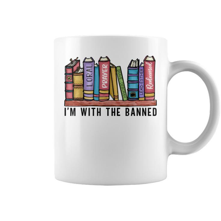 Im With The Banned Books I Read Banned Books Lovers Library Coffee Mug