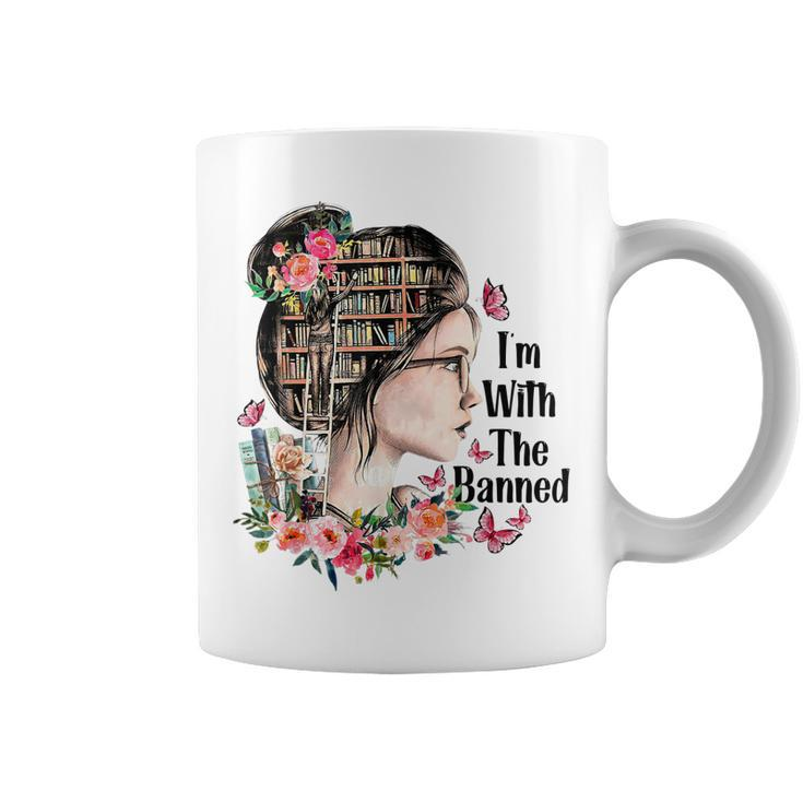 Im With The Banned Books Women Read Books Mothers Day Gift Coffee Mug