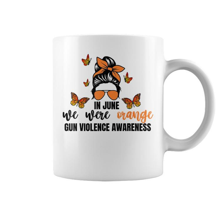 In June We Wear Orange Gun Violence Awareness Day  Coffee Mug