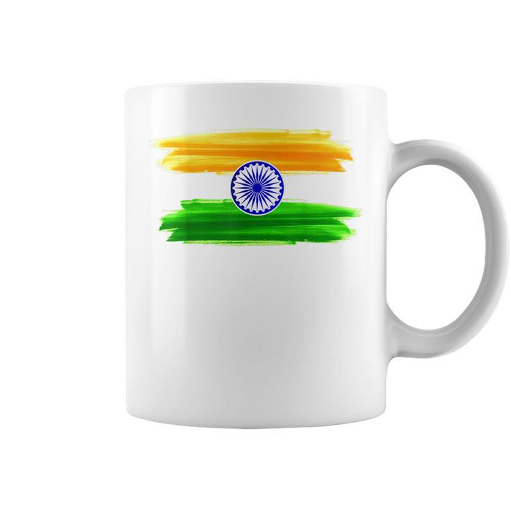 India Independence Day 15 August 1947 Indian Flag Patriotic  Coffee Mug