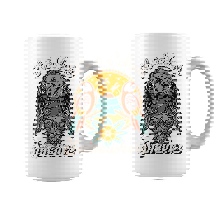 It's 5 O’Clock Somewhere Parrot Summer Beach Sunset Drinking Coffee Mug