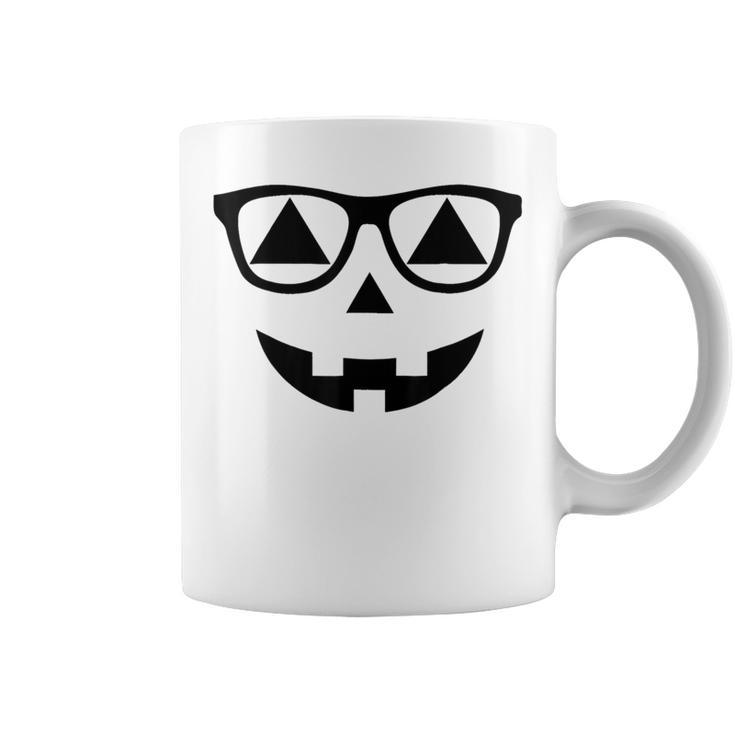 Jack O Lantern Pumpkin Face Sunglasses Halloween Boys Girls Coffee Mug