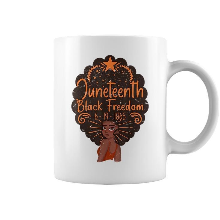 Junenth Celebrations Through Glasses Of Bold Black Women  Coffee Mug