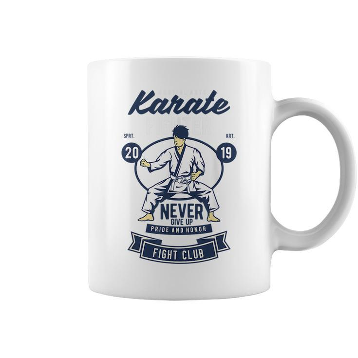 Karate Fighter Pride & Honor Mixedmartial Arts Karate Lover  Coffee Mug