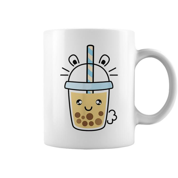 Kawaii Bubble Tea Lover Cute Smiling Boba Milk Tea  Coffee Mug