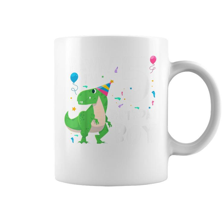 Kids 5 Year Old Gifts 5Th Birthday Boy T Rex Dinosaur Child  Coffee Mug