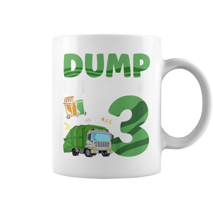 Im Three 3 Year Old Birthday Boy Garbage Truck Toddler Coffee Mug