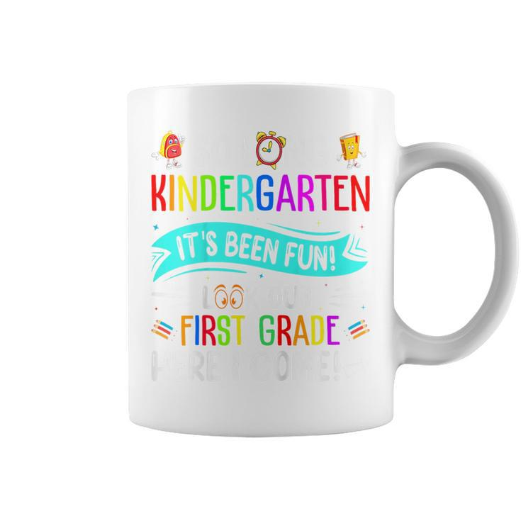 Kids Last Day So Long Kindergarten Look Out 1St Grade Here I Come  Coffee Mug