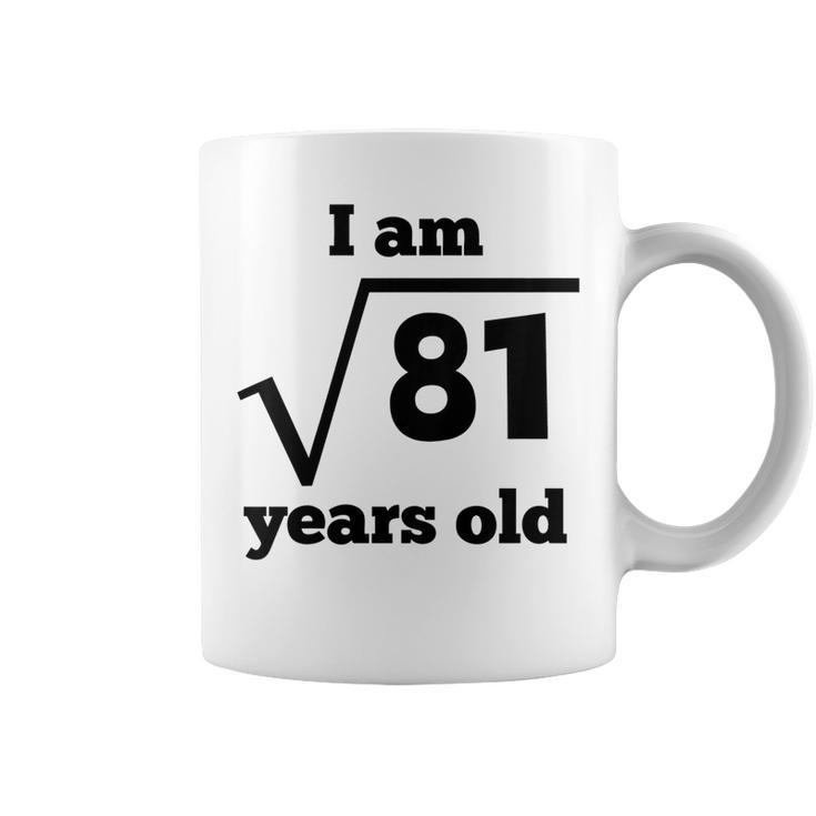Kids Square Root 9 Years Old Funny 9Th Birthday  For Kids Coffee Mug