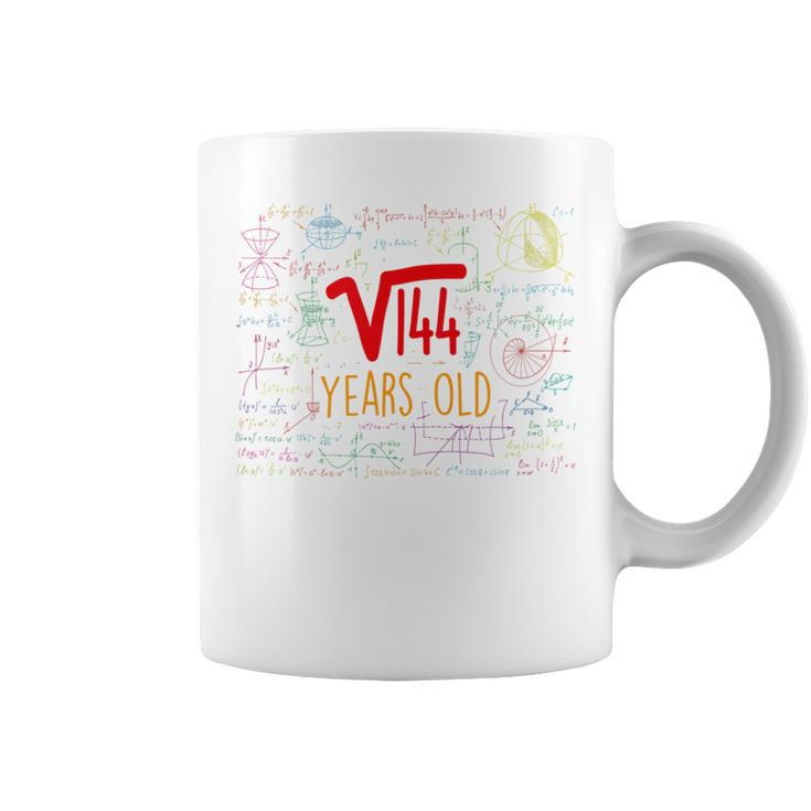 Kids Square Root Of 144 12Th Birthday 12 Years Old Coffee Mug