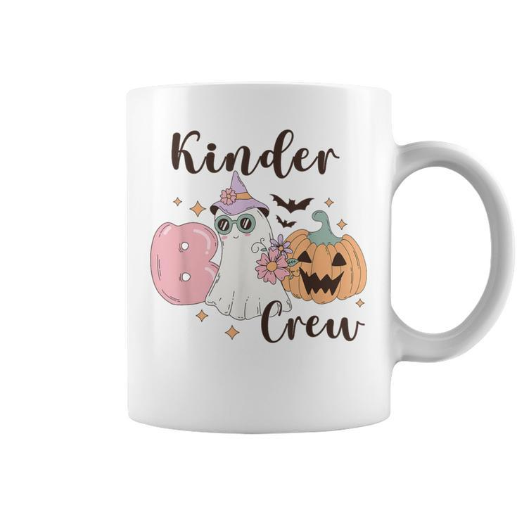 Kinder Boo Crew Kindergarten Boo Crew Kindergarten Halloween Coffee Mug