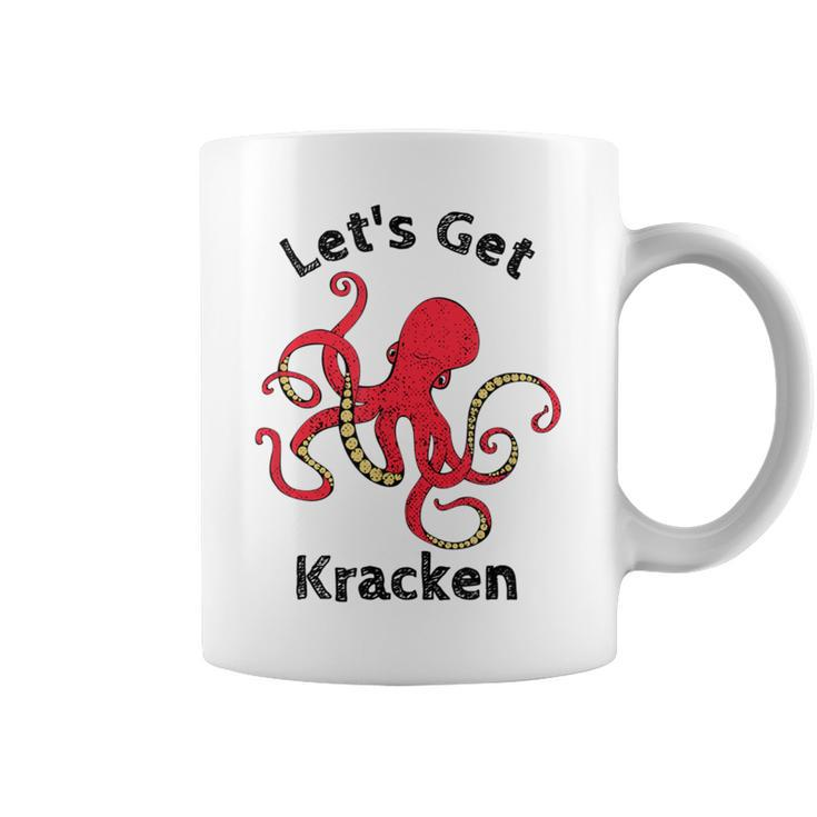 Let's Get Kracken Octopus Deep Sea Ocean Monster Coffee Mug