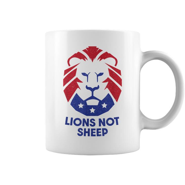 Lions Not Sheep Patriot  Coffee Mug