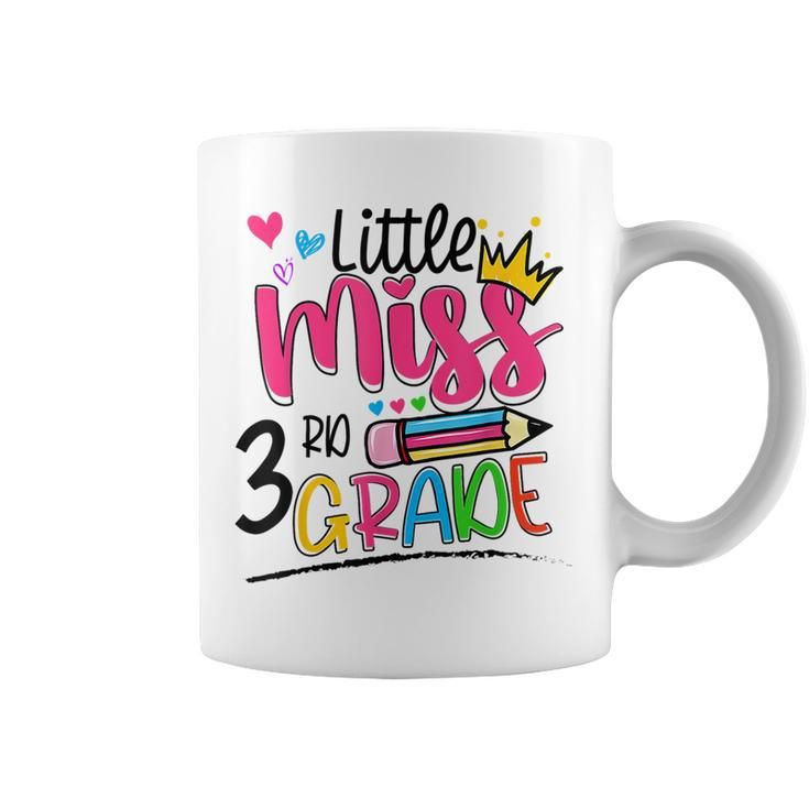 Little Miss Third Grade Back To School 3Rd Grader Girl Coffee Mug