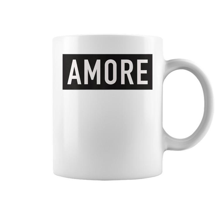 Love Amore Designer Graphic - Italian Inspired Coffee Mug