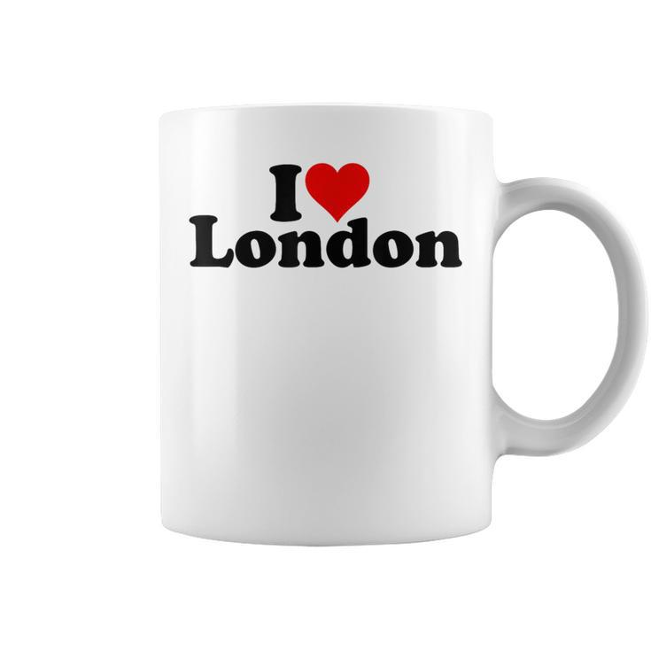 I Love Heart London England Coffee Mug