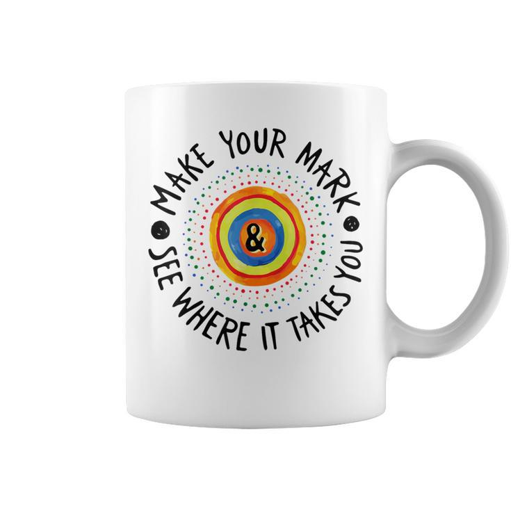 Make Your Mark International Dot Day Girls Boys Colorful Coffee Mug