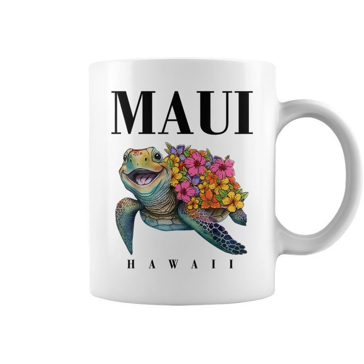 Maui HawaiianTurtle Hibiscus N Girl Hawaii Coffee Mug