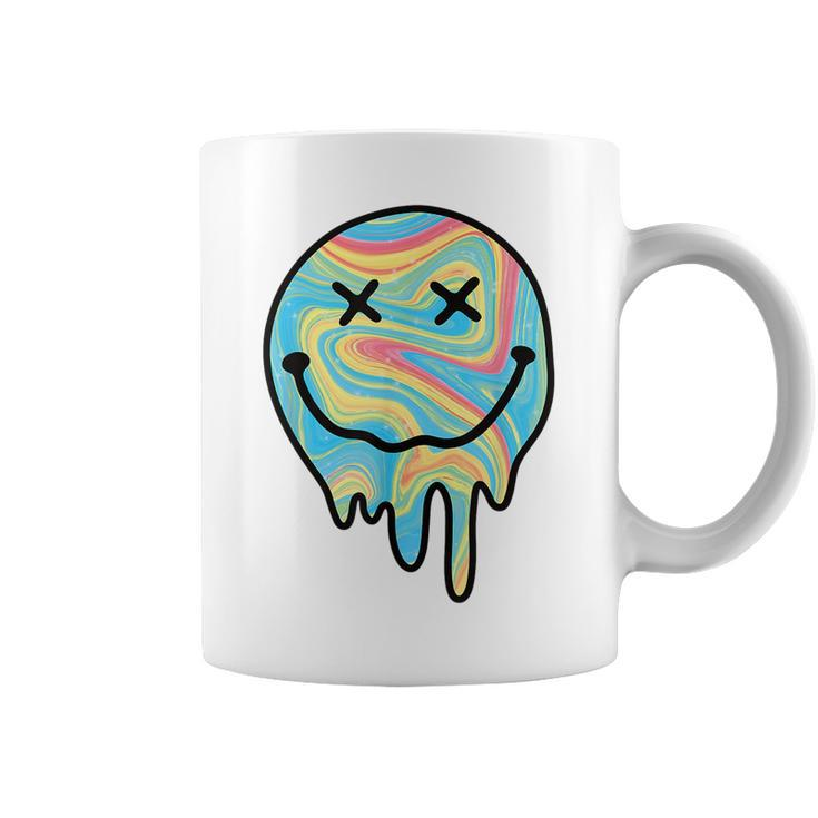 Melting Smile Funny Smiling Melted Dripping Happy Face Cute  Coffee Mug