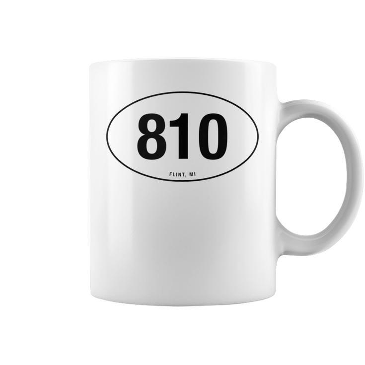 Michigan Area Code 810 Oval State Pride Coffee Mug