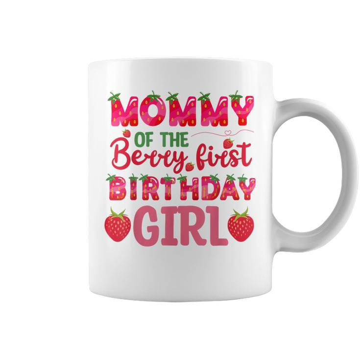 Mommy Of The Berry First Birthday Strawberry Girl Matching Coffee Mug