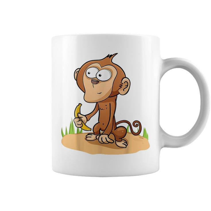 Monkey Grivet Rhesus Macaque Crab-Eating Macaque Coffee Mug