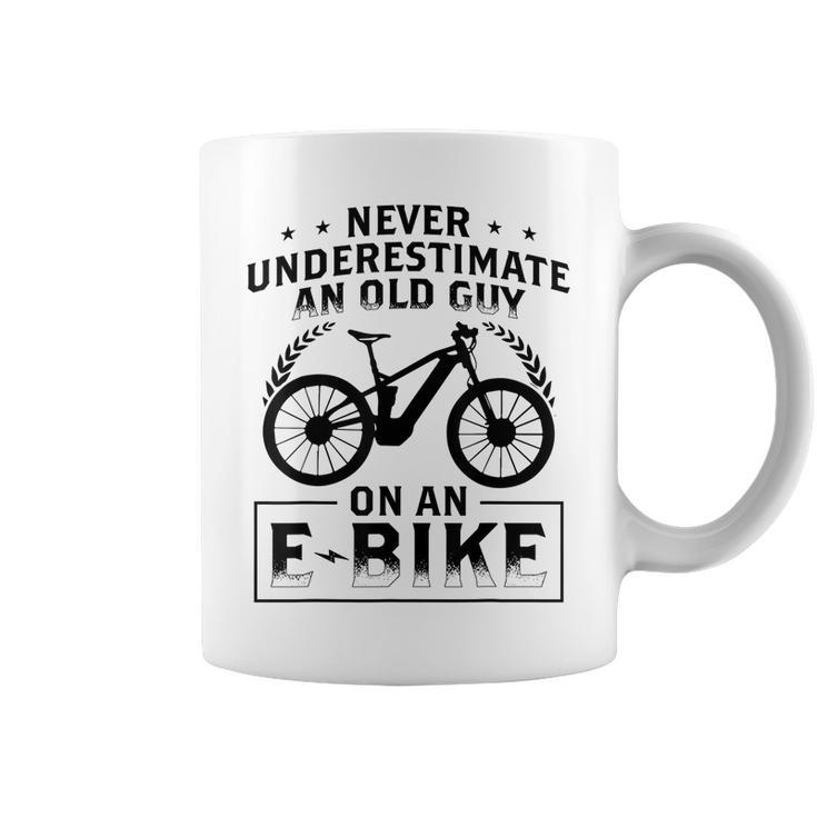 Mountain Bike Ebike Biker Dad Grandpa Cyclist Gift Ebike Gift For Mens Coffee Mug
