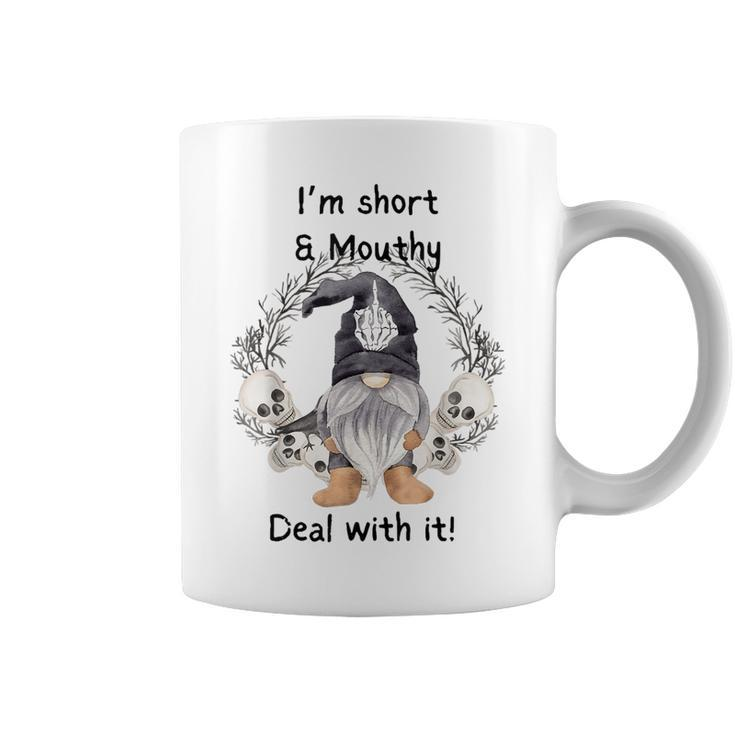 Im Short And Mouth Deal With It Gomes Ghost Halloween  Coffee Mug