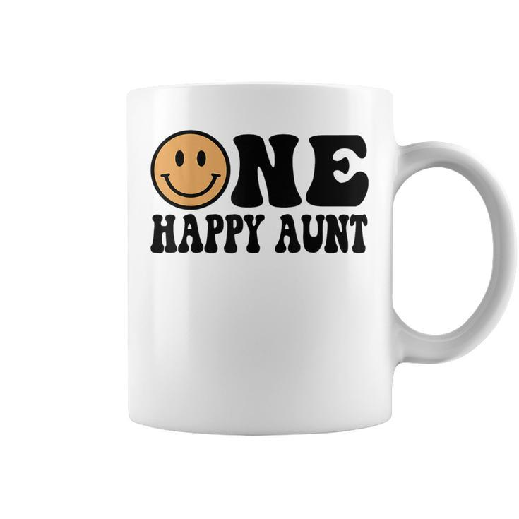 One Happy Dude 1St Birthday One Cool Aunt Family Matching Coffee Mug