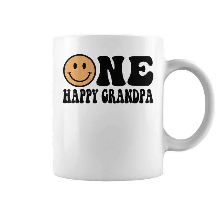 One Happy Dude 1St Birthday One Cool Grandpa Family Matching Coffee Mug