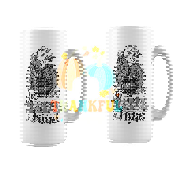 One Thankful Principal School Pumpkins Thanksgiving Fall Thanksgiving Coffee Mug