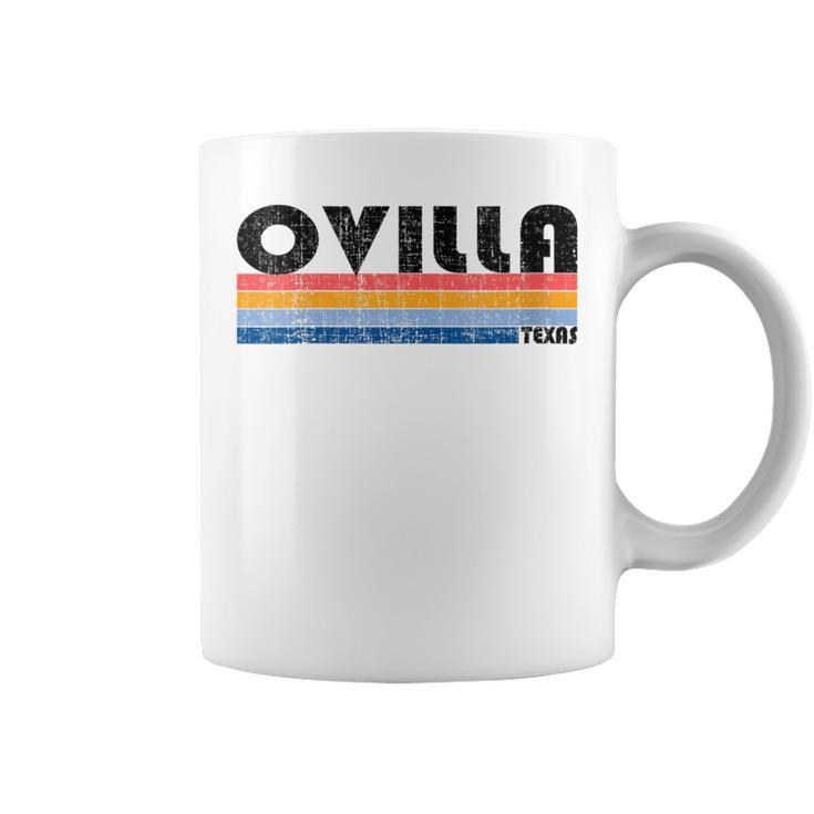 Ovilla Tx Hometown Pride Retro 70S 80S Style Coffee Mug