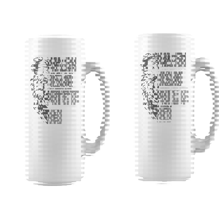 Papa Bear Husband Protector Hero Dad Funny Fathers Day Coffee Mug