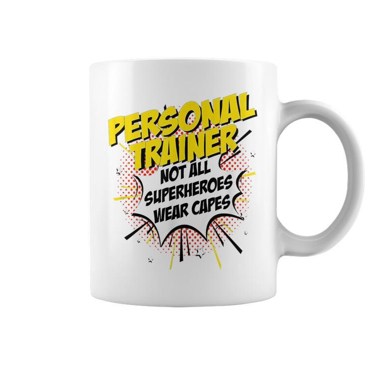Personal Trainer Superhero Product Funny Comic Gifts Idea Coffee Mug