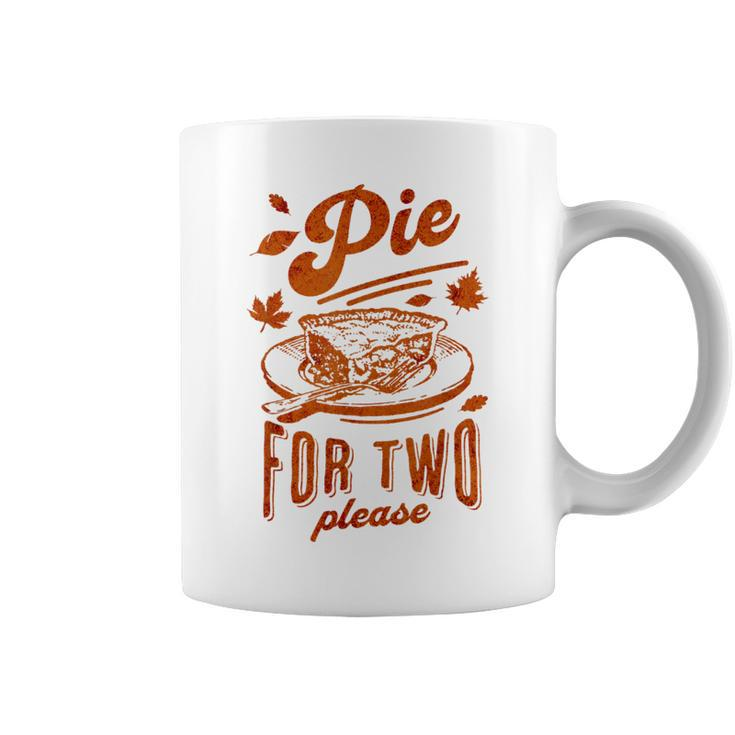 Pie For Two Please Thanksgiving Pregnancy Announcement Baby Coffee Mug