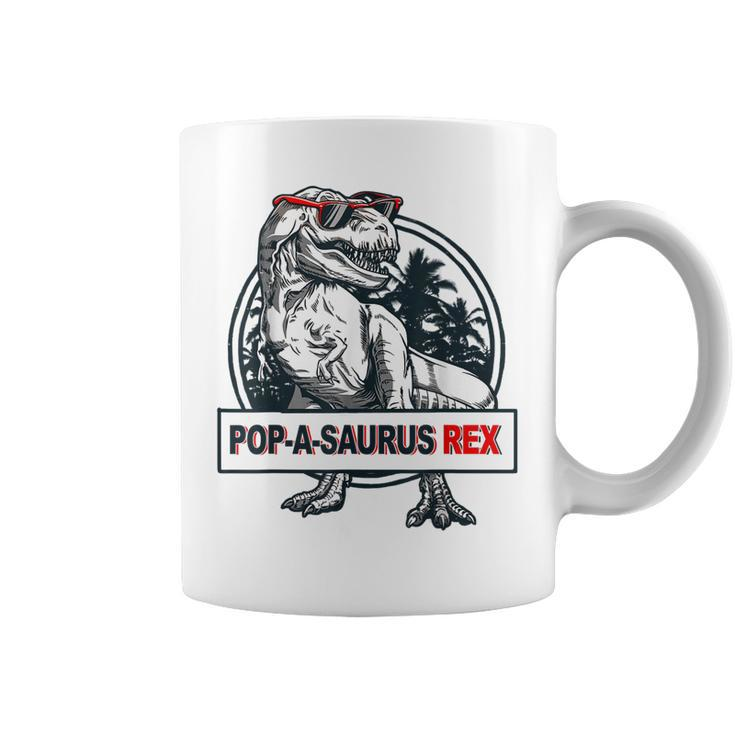 Popasaurus Rex Papa Grandpa Pregnancy Funny Fathers Gift  Coffee Mug
