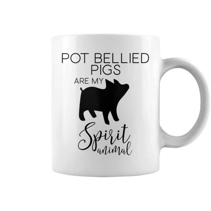 Pot Bellied Pigs Are My Spirit Animal J000462 Coffee Mug