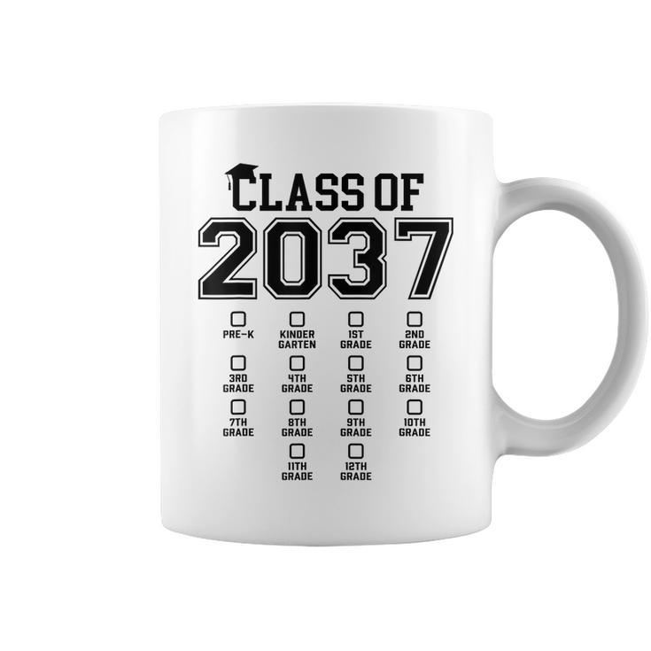 Pre-K Class Of 2037 First Day School Grow With Me Graduation Coffee Mug