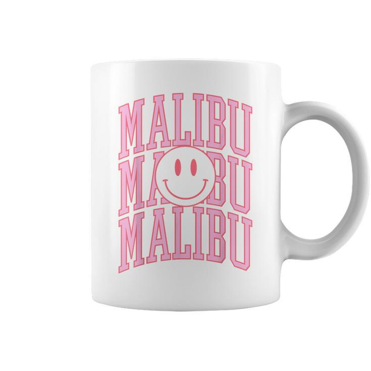 Preppy Varsity Pink Malibu California For N Girls Coffee Mug