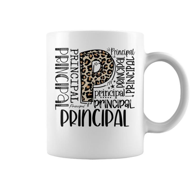 Principal Typography Principal First Day Of Back To School  Coffee Mug