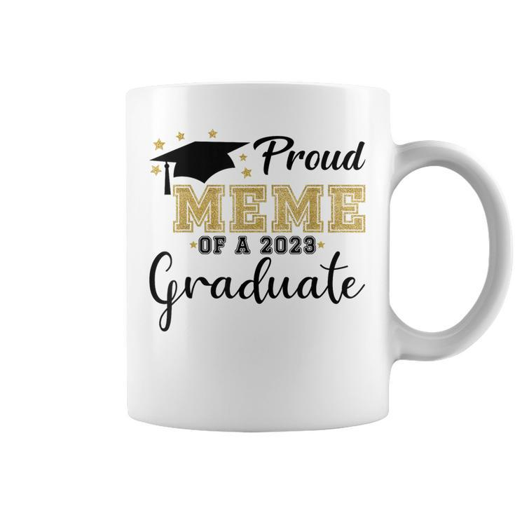 Proud Meme Of A 2023 Graduate Class 2023 Senior 23  Coffee Mug